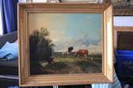 Jan van Raavenswaaij (1815-1849) - Weide gezicht, Antiek en Kunst