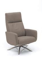 Relaxfauteuil Zevenaar - relaxfauteuils - Taupe, Nieuw, Stof