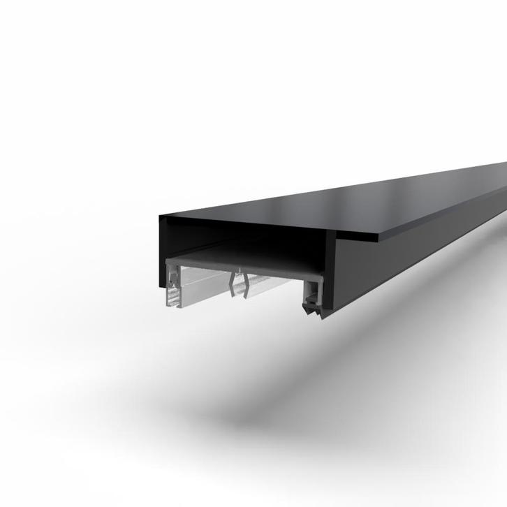 Profielset bovenzijde: klemprofiel met afdekkap en rubbers-4, Doe-het-zelf en Verbouw, Glas en Ramen, Ophalen of Verzenden