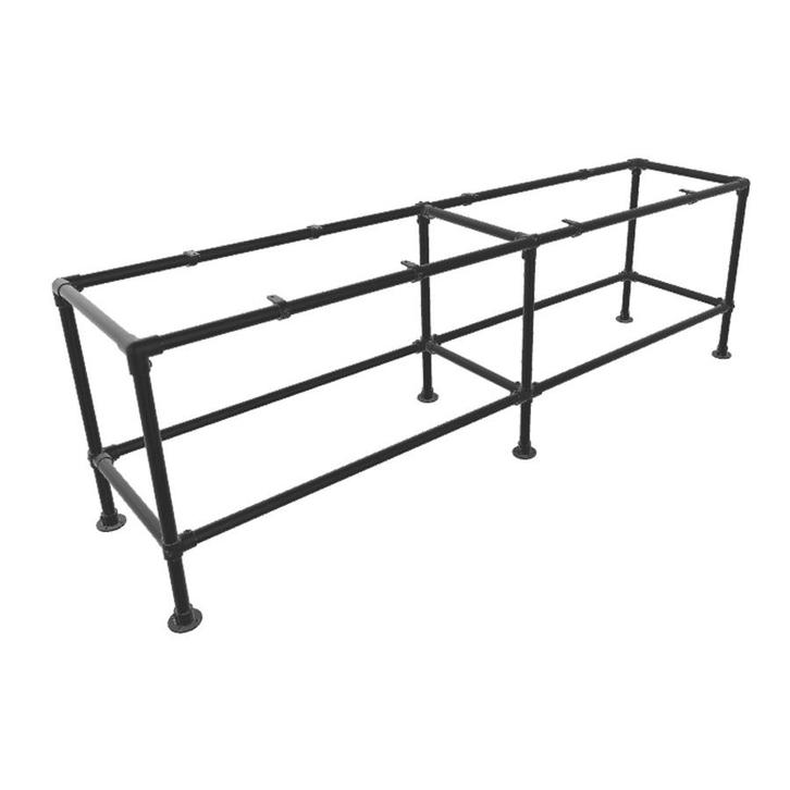 Werkbank Cancun XL | Aluminium Zwart 42.4 mm | Voet | DIY |, Doe-het-zelf en Verbouw, Werkbanken, Ophalen of Verzenden