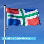 NR 680: Vlag Groningen 200x300cm standaard, Nieuw