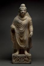 Gandhara - Leisteen Beeld - 85 cm