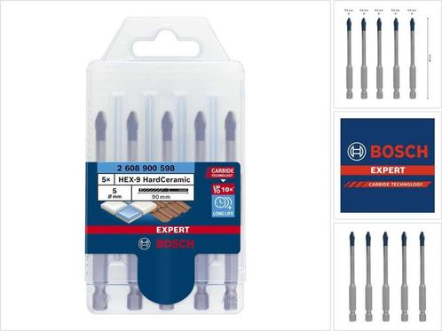 Bosch Expert HEX-9 HardCeramic boorset - 5-delige, Huis en Inrichting, Keuken | Potten en Pannen, Zo goed als nieuw, Ophalen of Verzenden