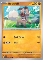 Rockruff 116/193 reverse holo Paldea evolved, Ophalen of Verzenden, Nieuw, Losse kaart, Foil