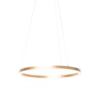 Design hanglamp goud 60 cm incl. LED 3-staps dimbaar -, Huis en Inrichting, Lampen | Hanglampen, Nieuw, Design, 75 cm of meer