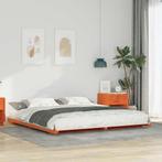 vidaXL Bedframe Wasbruin 180 x 200 cm Massief grenenhout, Huis en Inrichting, Slaapkamer | Bedden, Verzenden, Nieuw, Bruin, Hout