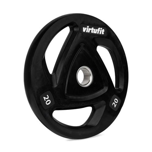 VirtuFit Olympische Rubberen Halterschijf - 20 kg - Afhaal, Sport en Fitness, Fitnessmaterialen, Halterschijven, Verzenden