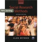 Social Research Methods 9780199264469 Alan Bryman, Verzenden, Gelezen, Alan Bryman