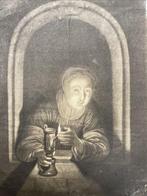 Gerard Dou (1613-1675) after, by Captain William Baillie, Antiek en Kunst