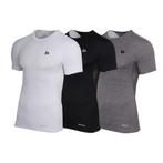 Donnay Donnay Heren - 3-Pack - Baselayer Shirt Korte Mouw  -, Verzenden, Nieuw