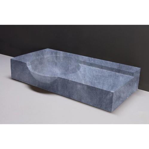 Wastafel Forzalaqua Laguna Cloudy Marmer Gezoet Met Kraangat, Doe-het-zelf en Verbouw, Sanitair, Overige typen, Nieuw, Ophalen of Verzenden