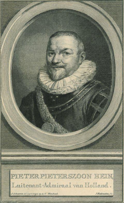 Portrait of Piet Pieterszoon Hein, Antiek en Kunst, Kunst | Etsen en Gravures