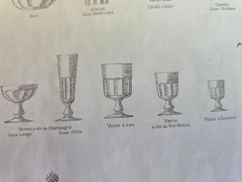 Baccarat - Drinkservies (11) - Half stevige cilindrische -, Antiek en Kunst, Antiek | Meubels | Tafels