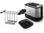Philips Viva Collection HD2639/90 - Broodrooster - RVS, Witgoed en Apparatuur, Broodroosters, Verzenden, Zo goed als nieuw