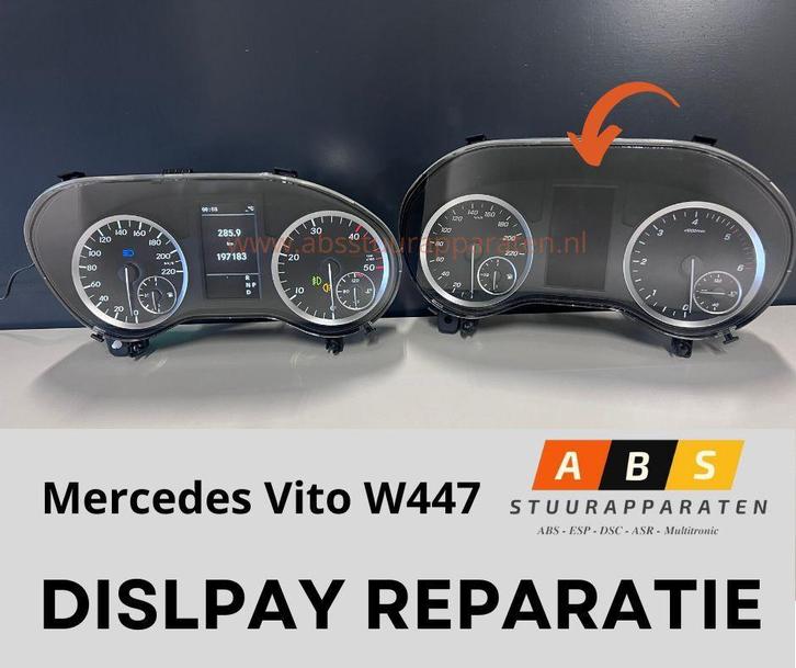 Mercedes Vito W447 Display Reparatie, Auto-onderdelen, Dashboard en Schakelaars, Nieuw, 12 maanden garantie, Mercedes-Benz, Ophalen of Verzenden
