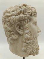 sculptuur, Testa di Lucio Vero - 36 cm - marmerstof