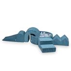 XL speelset van corduroy met ballenbak en 5 foamblokken i..., Kinderen en Baby's, Ophalen of Verzenden, Nieuw