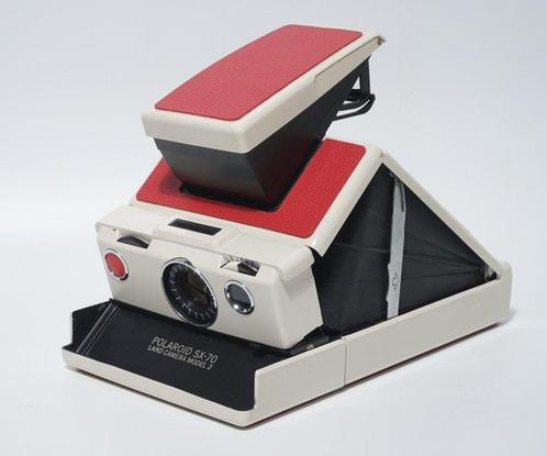 Polaroid SX-70 Land Camera - Model 2 - Pelle rossa -, Audio, Tv en Foto, Fotocamera's Analoog