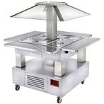 Eiland buffet - salad bar, gekoeld, gemotoriseerde koepel,, Zakelijke goederen, Horeca | Keukenapparatuur, Verzenden, Nieuw in verpakking