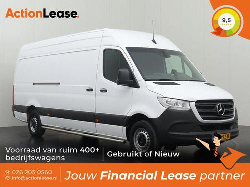 Mercedes-Benz Sprinter L3 H2 2021 €312 per maand, Auto's, Bestelauto's, Dealer onderhouden, Lease, Zwart, Automaat, Financial lease