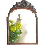 Kleine mahonie Soester spiegel ca 1820 met afneembaar kroon, Ophalen of Verzenden