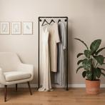 Industrieel Kledingrek Torcy | Zwart 26.9 mm | Vloer/Wand |, Kleding | Dames, Kledingrekken, Ophalen of Verzenden, Nieuw