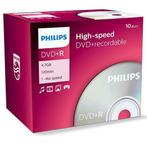 Philips | DVD+R | 4.7 GB | 10 Stuks, Verzenden, Nieuw