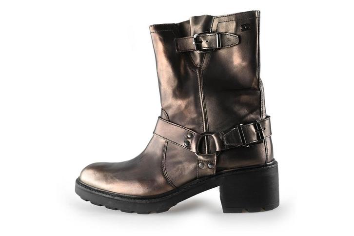 Lazamani Biker boots in maat 41 Bruin | 10% korting, Kleding | Dames, Schoenen, Bruin, Zo goed als nieuw, Overige typen, Verzenden