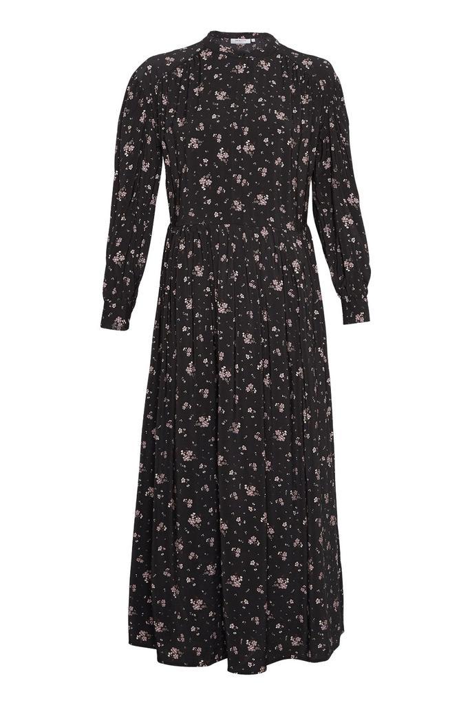 -50% Moss Copenhagen  Moss Copenhagen 16397 alberte ls maxi, Kleding | Dames, Jurken, Zwart, Nieuw, Verzenden