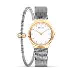 Bering Classic 12131-010-190 Horloge en armband Cadeauset, Sieraden, Tassen en Uiterlijk, Horloges | Dames, Nieuw, Overige merken
