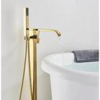 REA Vrijstaande badmengkraan - glans goud - luxe design -..., Doe-het-zelf en Verbouw, Ophalen of Verzenden, Nieuw