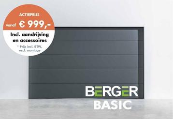Goedkope Garagedeur – Nieuw – Stel Zelf Samen vanaf € 999,- beschikbaar voor biedingen