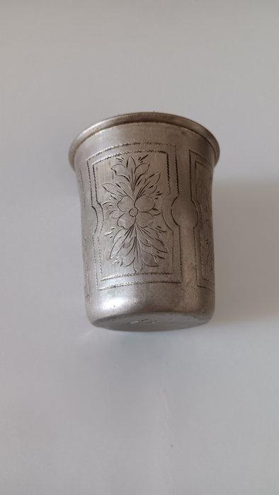 Beker - .875 (84 Zolotniki) zilver, Antiek en Kunst, Antiek | Goud en Zilver