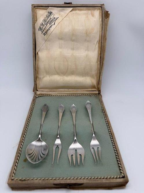 holthuis - holthuis - Bestekset (4) - Zilver, Antiek en Kunst, Antiek | Goud en Zilver