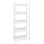 vidaXL Boekenkast met 5 schappen 60x27,6x158,5 cm bewerkt, Huis en Inrichting, Kasten | Boekenkasten, Minder dan 50 cm, Verzenden