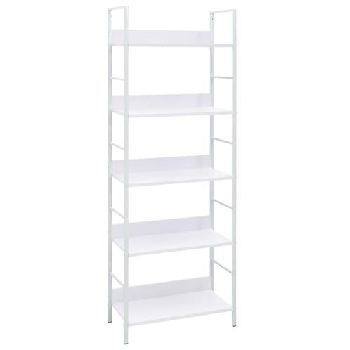 vidaXL Boekenkast met 5 schappen 60x27,6x158,5 cm bewerkt, Huis en Inrichting, Kasten | Boekenkasten, 25 tot 50 cm, Nieuw, Overige houtsoorten
