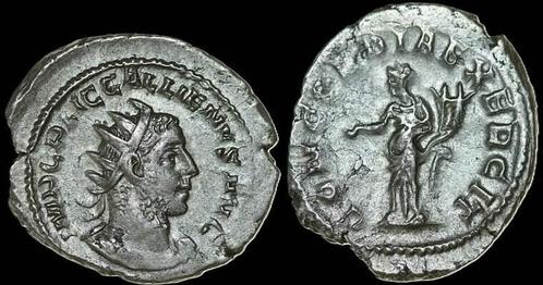 Ad 253-268 n Chr Gallienus ad 253-268 Ar Antoninianus 23m..., Postzegels en Munten, Munten | Europa | Niet-Euromunten, Verzenden