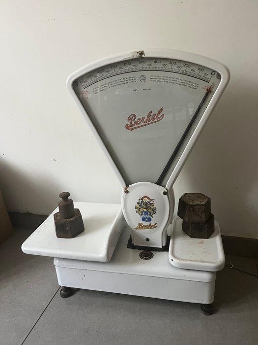 Berkel - Balans of weegschaal - 1935 - Emaille, Metaal -, Antiek en Kunst, Antiek | Keukenbenodigdheden