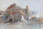 Willem Hendrik van der Nat (1864–1929) - Boerderij met, Antiek en Kunst, Kunst | Schilderijen | Klassiek