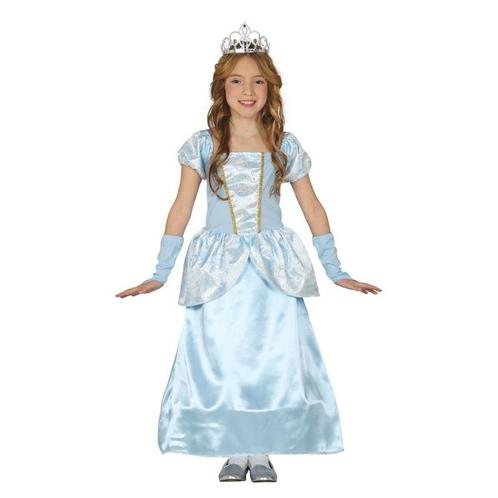 Blauw prinsessenjurkje voor meisjes - Prinsessen kleding, Kinderen en Baby's, Carnavalskleding en Verkleedspullen, Ophalen of Verzenden