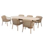 Colorado Martinique dining tuinset 240x105xH75 cm 7 delig, Tuin en Terras, Tuinsets en Loungesets, Ophalen of Verzenden, Nieuw