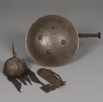 Qajar-stijl pantser set – helm, schild en armbeschermers –