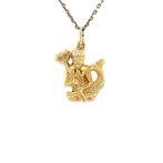 Gouden vintage waterman hanger 14 krt, Sieraden, Tassen en Uiterlijk, Kettinghangers, Ophalen of Verzenden, Nieuw
