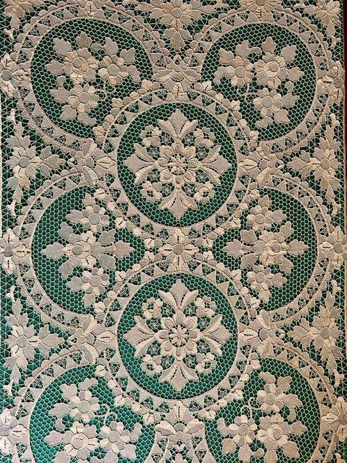 Prachtig Burano-kanten tafelkleed, prachtig handwerk. -, Antiek en Kunst, Kunst | Designobjecten