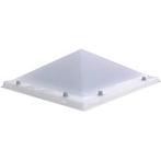 Lichtkoepel piramide driewandig acrylaat dagmaat 40X40 cm, Verzenden, Nieuw