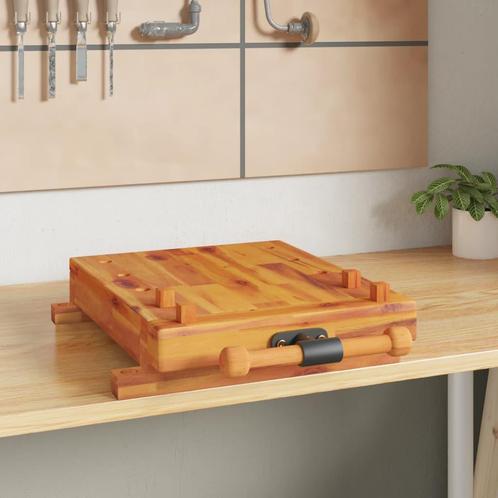 vidaXL Tafelwerkbank met bankschroef 52x44x9,5 cm massief, Doe-het-zelf en Verbouw, Werkbanken, Nieuw, Verzenden