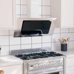 vidaXL Wandafzuigkap 90 cm roestvrij staal gehard glas, Verzenden, Nieuw