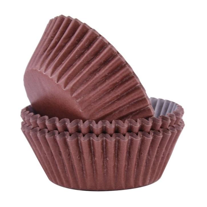 Cupcake Vormpjes PME Chocolade Bruin 60 stuks, Hobby en Vrije tijd, Taarten en Cupcakes maken, Nieuw, Verzenden