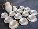Richard Ginori, Laveno - Koffieservies (26) - 24 kt goud