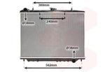 RADIATOR VOOR OPEL FRONTERA B 1999-2003 1300262, Auto-onderdelen, Ophalen of Verzenden, Nieuw